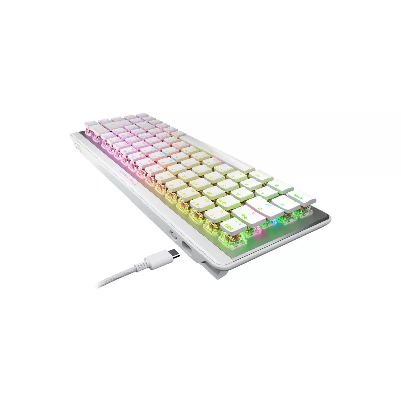 Turtle Beach Vulcan II Mini Air Teclado Gaming RF Wireless + Bluetooth QWERTZ Alemán Blanco