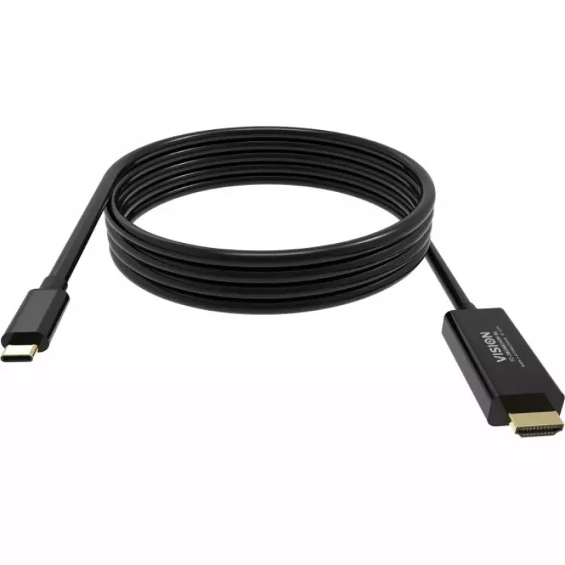Cable DisplayPort Vision TC 2MUSBCDP8K/BL 2 m USB Type-C Negro