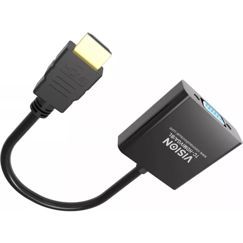Adaptador de cable de vídeo Vision TC-HDMIVGA/BL