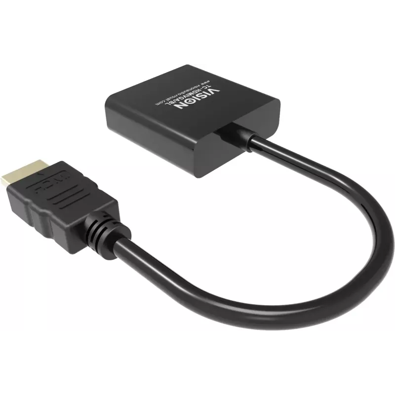 Adaptador de cable de vídeo Vision TC-HDMIVGA/BL