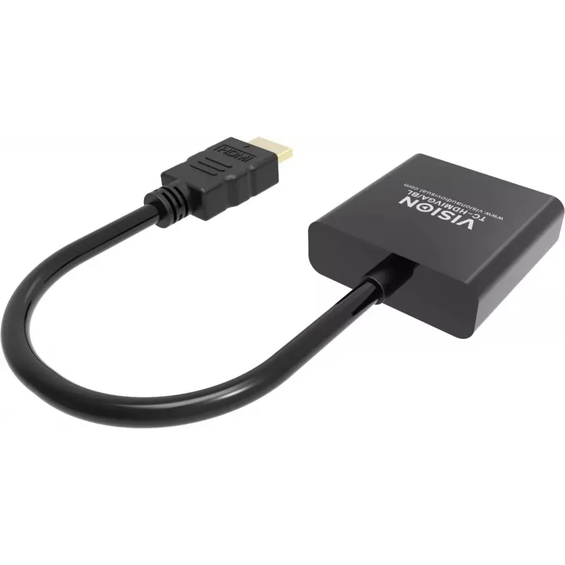 Adaptador de cable de vídeo Vision TC-HDMIVGA/BL