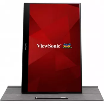 Viewsonic TD1655 Monitor de ordenador 39,6 cm (15,6 inch) 1920 x 1080 píxeles Full HD LED Táctil Multiusuario Negro, Plata