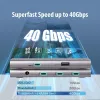 Edimax TD-405BP mini estación de acoplamiento Thunderbolt 4 5 en 1, 85 W