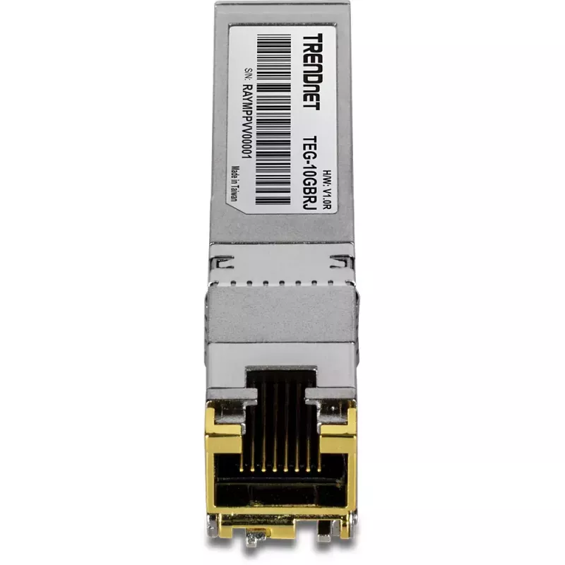 Módulo transceptor SFP Trendnet TEG-10GBRJ Cobre 10000 Mbit/s RJ-45