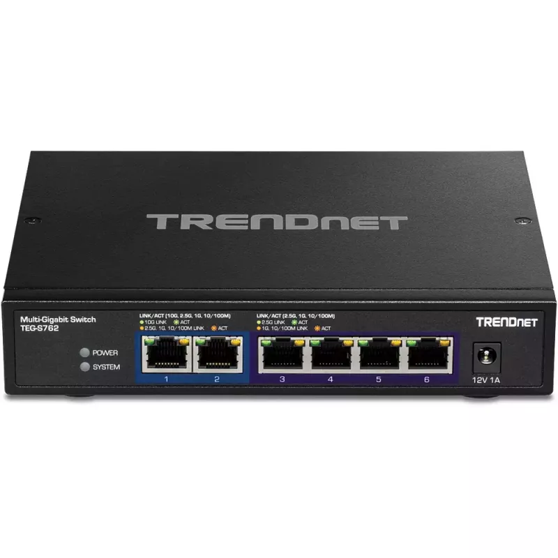 Switch de red Trendnet TEG-S762 10G Ethernet 6 puertos 60 Gbit/s