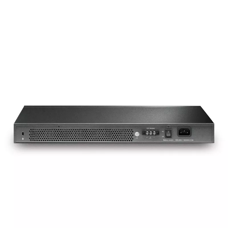 TP-Link JetStream TL-SG3428X-UPS switch de red gestionado L2+/L3 Gigabit Ethernet (10/100/1000) 1U negro