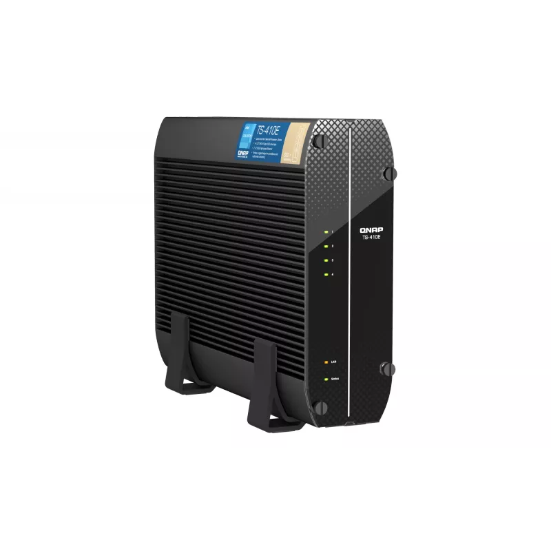QNAP TS-410E NAS Torre Intel® Celeron® J6412 8 GB 0 TB QNAP QTS Negro