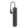 Regleta de enchufes Gembird TSL-PS-S4U-01 Smart 4 salidas AC