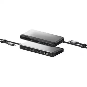 Dock ALOGIC U1CAD-SGR con cable USB 3.2 Gen 1 Type-C Gris 85W