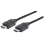 Cable HDMI conector macho a conector macho Manhattan HDMM6 4K@30Hz 1,8 m Negro