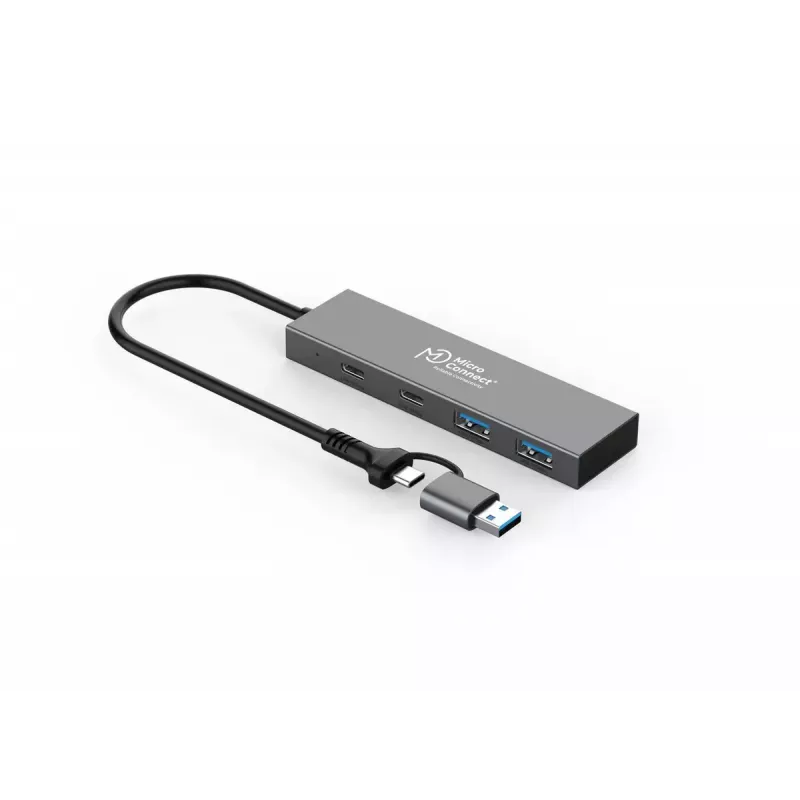 Microconnect UC0066-5G-USB-C-4IN1 hub de interfaces USB-C 4 puertos
