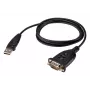 ATEN UC232AF USB Type-A RS-232 negro 1,2 m cable