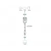 ATEN UC232AF USB Type-A RS-232 negro 1,2 m cable