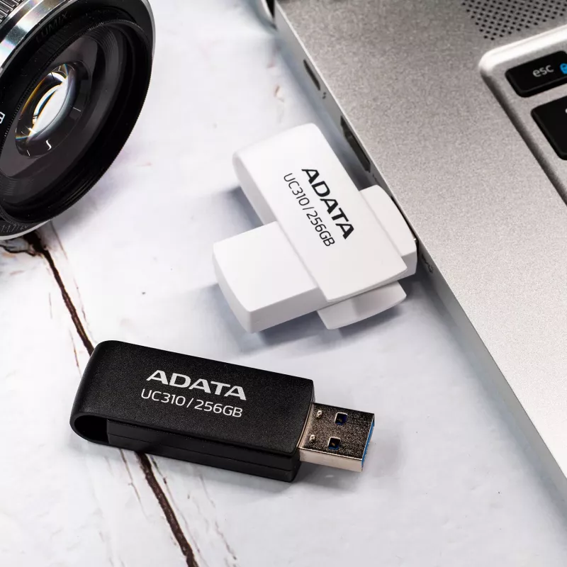 Memoria flash USB ADATA UC310 256 GB USB Type-A 3.2 Gen 1 (3.1 Gen 1) blanca