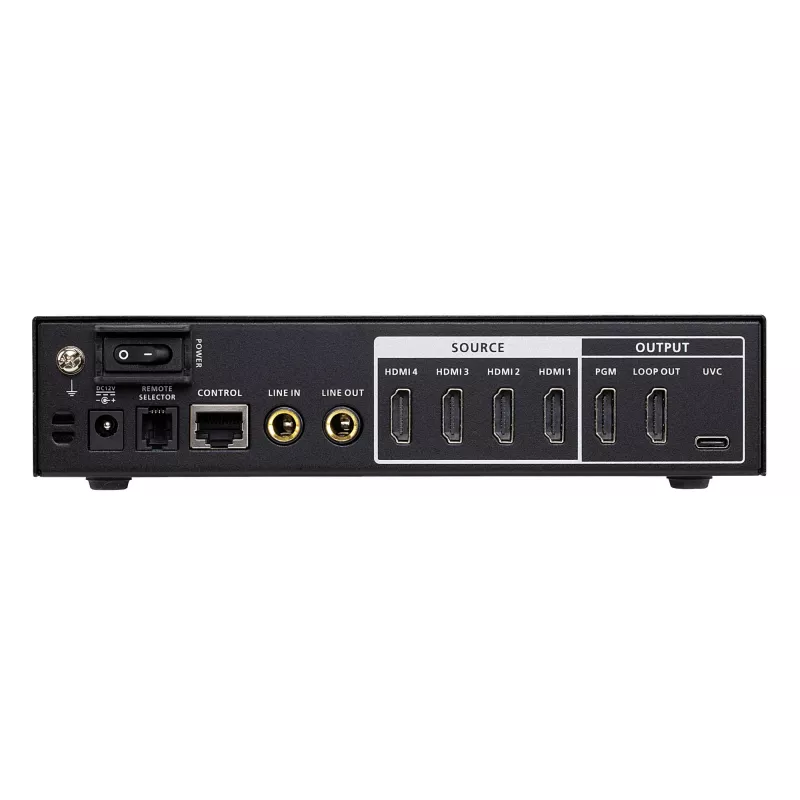 ATEN UC3430 CAMLIVE PRO conmutador de vídeo 4K con 4 entradas HDMI a USB