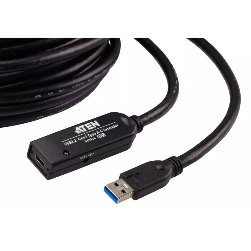 ATEN Cable de extensión USB 3.2 Gen1 de 20 M USB A a USB C 5 Gbit/s