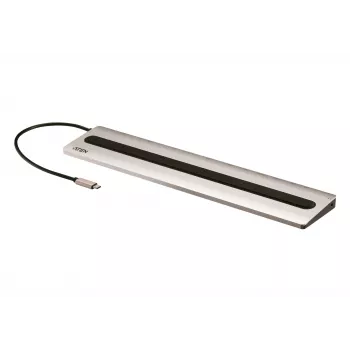 Dock multipuerto USB-C ATEN con Power Pass-Through