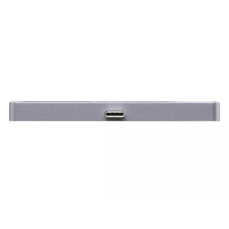 Dock de viaje USB-C ATEN con paso de corriente, Universal, USB Type-C, Negro, Plata