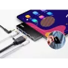 Dock de viaje USB-C ATEN con paso de corriente, Universal, USB Type-C, Negro, Plata