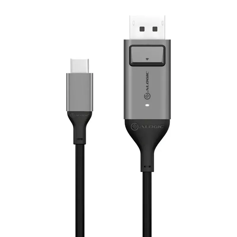 Cable ALOGIC 2m Ultra USB-C macho a DP macho 4K 60Hz LED Blanco