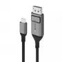 Cable ALOGIC 2m Ultra USB-C macho a DP macho 4K 60Hz LED Blanco