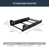 StarTech.com Guías de rack universales fijas de 19