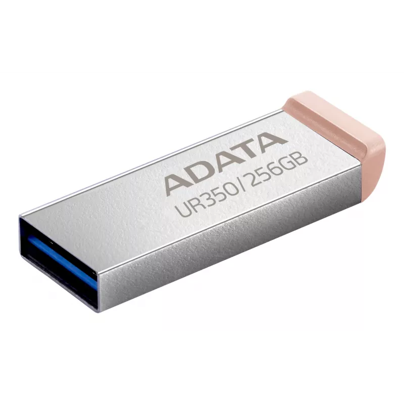 Unidad flash USB ADATA UR350 256 GB USB Type-A 3.2 Gen 1 (3.1 Gen 1) Marrón, Acero inoxidable