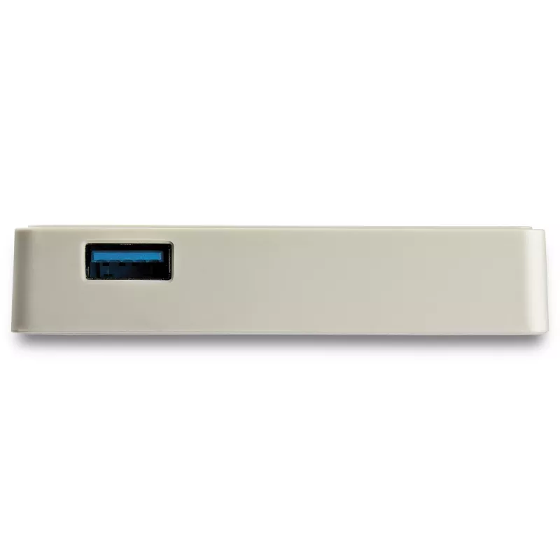 StarTech.com Adaptador USB-C a Gigabit Ethernet con puerto USB-A – Blanco 1 Gbit/s NIC Adaptador de red USB 3.0/USB 3.1 Type-C – 1GbE USB-C RJ45/LAN compatible con TB3 Windows MacBook Pro Chromebook