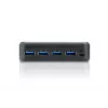 Switch para compartir periféricos USB 3.0 de 2 puertos ATEN, 5 Gbit/s, Micro-USB Type-B, negro, plástico, 0 - 40 °C, -20 - 60 °C