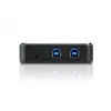 Switch para compartir periféricos USB 3.0 de 2 puertos ATEN, 5 Gbit/s, Micro-USB Type-B, negro, plástico, 0 - 40 °C, -20 - 60 °C