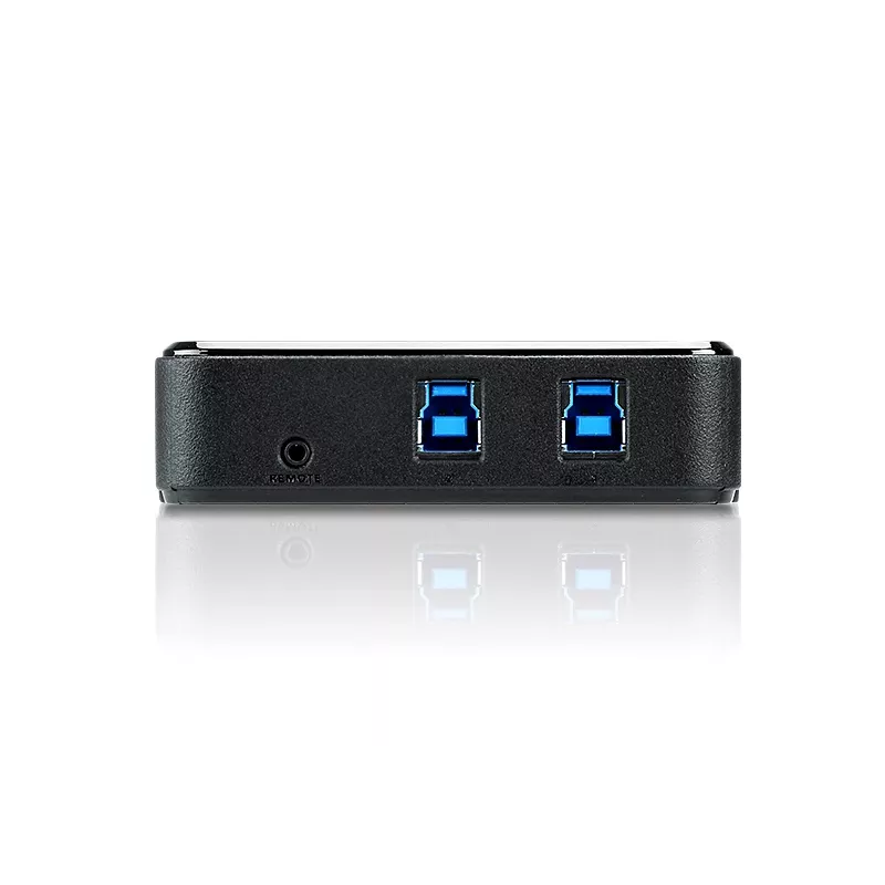 Switch para compartir periféricos USB 3.0 de 2 puertos ATEN, 5 Gbit/s, Micro-USB Type-B, negro, plástico, 0 - 40 °C, -20 - 60 °C