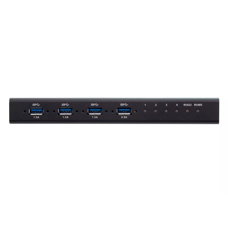 Switch industrial USB 3.1 Gen1 de 4 puertos ATEN, 5 Gbit/s, negro, metal, 0 - 50 °C, -20 - 60 °C, 0 - 80%