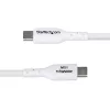 Cable de carga USB-A a USB-C de 3 m (9.8ft) StarTech.com, carga y sincronización, 3A, USB 2.0, funda TPE – cable de carga USB blanco
