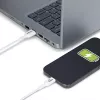 Cable de carga USB-A a USB-C de 3 m (9.8ft) StarTech.com, carga y sincronización, 3A, USB 2.0, funda TPE – cable de carga USB blanco