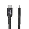 Cable de carga USB-A a USB-C de 4 m (13ft) StarTech.com, carga y sincronización, 3A, USB 2.0, funda TPE – cable de carga USB negro