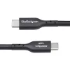 Cable de carga USB-A a USB-C de 4 m (13ft) StarTech.com, carga y sincronización, 3A, USB 2.0, funda TPE – cable de carga USB negro