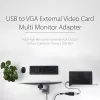 Adaptador USB 2.0 a VGA StarTech.com, convertidor USB a monitor VGA para Windows, 1080p (sin soporte para macOS/ChromeOS/Linux) - TAA