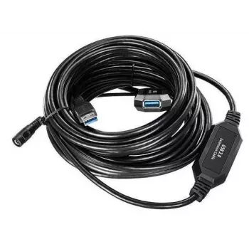 Cable USB Microconnect USB3.0AAF10A USB 3.2 Gen 1 (3.1 Gen 1) 10 m USB A negro