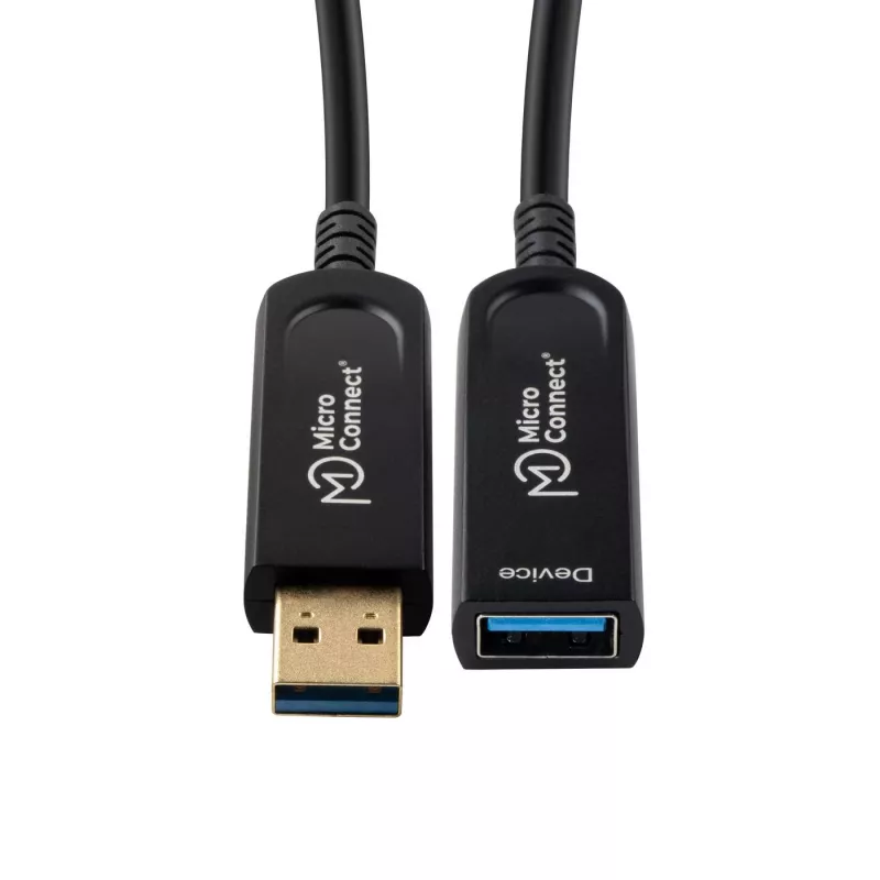 Cable USB Microconnect USB3.0AAF20AOP USB 3.2 Gen 1 (3.1 Gen 1) 20 m USB A negro