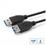 Cable USB Microconnect USB3.0AAF2B USB 3.2 Gen 1 (3.1 Gen 1) 2 m USB A negro