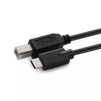 Cable USB Microconnect USB3.1C2B1 USB 2.0 1 m USB C USB B negro