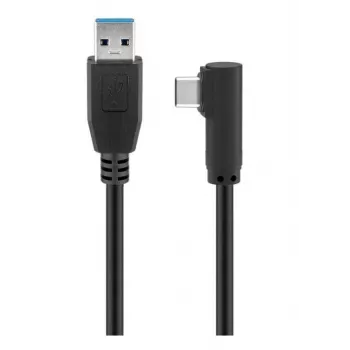 Cable USB Microconnect USB3.1CA05A USB 3.2 Gen 1 (3.1 Gen 1) 0,5 m USB A USB C negro