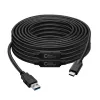 Cable USB Microconnect USB3.1CA10AMP USB 3.2 Gen 1 (3.1 Gen 1) 10 m USB C USB A negro