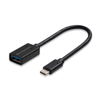 Cable USB Microconnect USB3.1CAF02BH USB 3.2 Gen 1 (3.1 Gen 1) 0,2 m USB C USB A negro