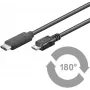 Microconnect USB3.1CAMIB1 Cable USB USB 2.0 1 m USB C Micro-USB B Negro