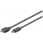Microconnect USB3.1CAMIB3.06 Cable USB USB 3.2 Gen 2 (3.1 Gen 2) 0,6 m USB C Micro-USB B Negro