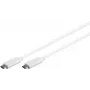 Microconnect USB3.1CC05W Cable USB USB 3.2 Gen 2 (3.1 Gen 2) 0,5 m USB C Blanco