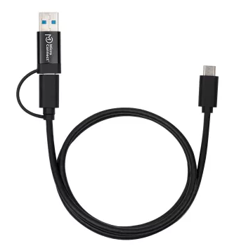 Microconnect USB3.1CCA1 Cable USB USB 3.2 Gen 1 (3.1 Gen 1) 1 m USB C Negro