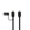 Microconnect USB3.1CCA1 Cable USB USB 3.2 Gen 1 (3.1 Gen 1) 1 m USB C Negro