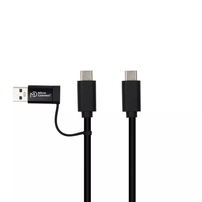 Microconnect USB3.1CCA1 Cable USB USB 3.2 Gen 1 (3.1 Gen 1) 1 m USB C Negro
